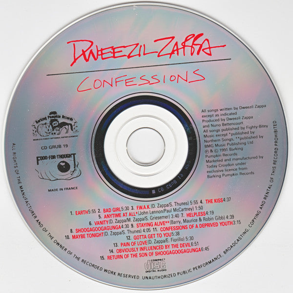 Dweezil Zappa : Confessions (CD, Album)