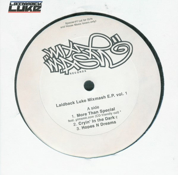 Laidback Luke : Mixmash E.P. Vol. 1 (CD, EP)