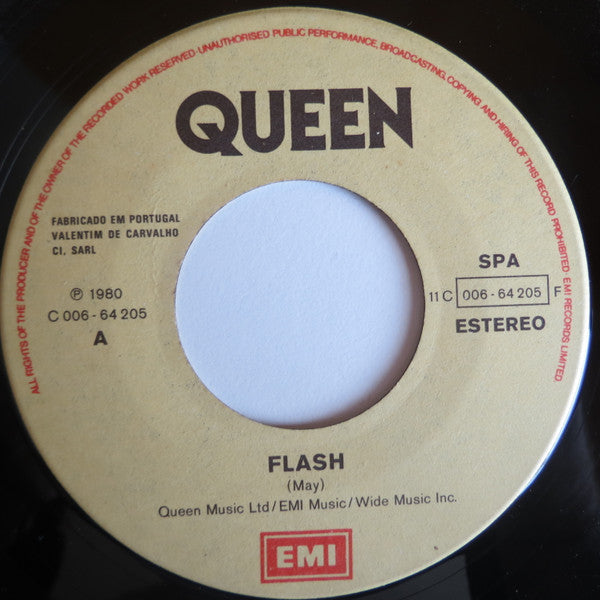 Queen : Flash (7", Single)