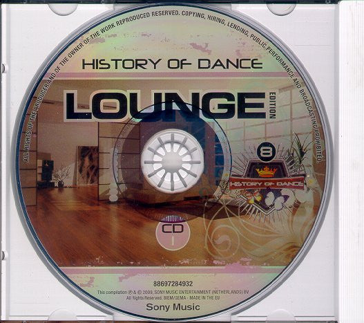Various : History Of Dance - 8 - Lounge Edition (2xCD, Comp)