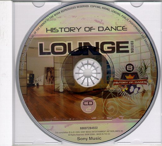 Various : History Of Dance - 8 - Lounge Edition (2xCD, Comp)