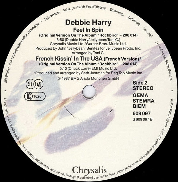 Deborah Harry : In Love With Love (12", Maxi)