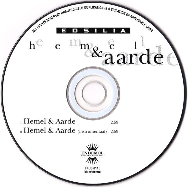 Edsilia Rombley : Hemel & Aarde (CD, Single, Car)