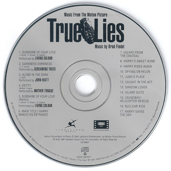Brad Fiedel : True Lies (Music From The Motion Picture) (CD, Comp)