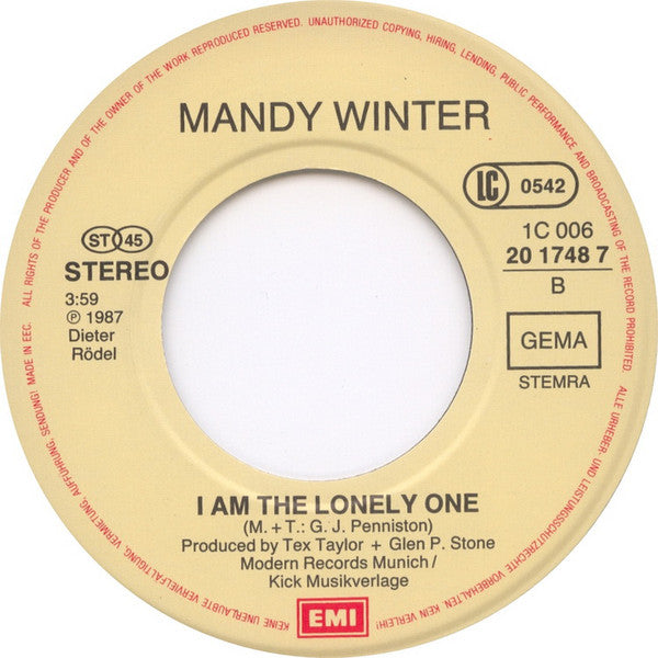 Mandy Winter : Julian (7", Single)