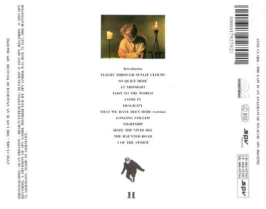 Anne Clark : The Law Is An Anagram Of Wealth (CD, Album)