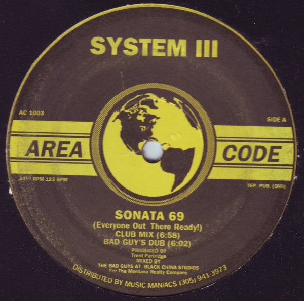System III : Sonata 69 (Everyone Out There Ready!) (12")
