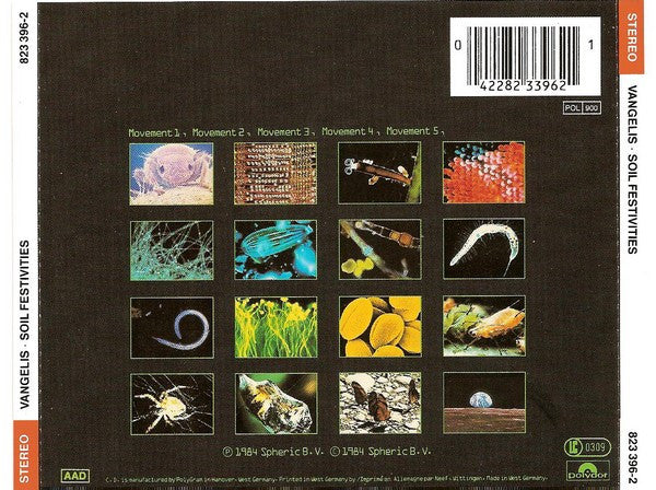 Vangelis : Soil Festivities (CD, Album, RE, RP, UML)