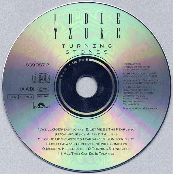 Judie Tzuke : Turning Stones (CD, Album)