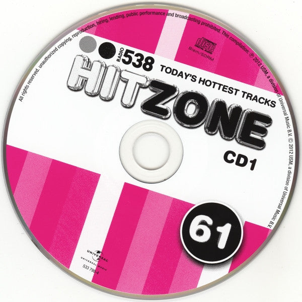 Various : Radio 538 Hitzone 61 (2xCD, Comp)