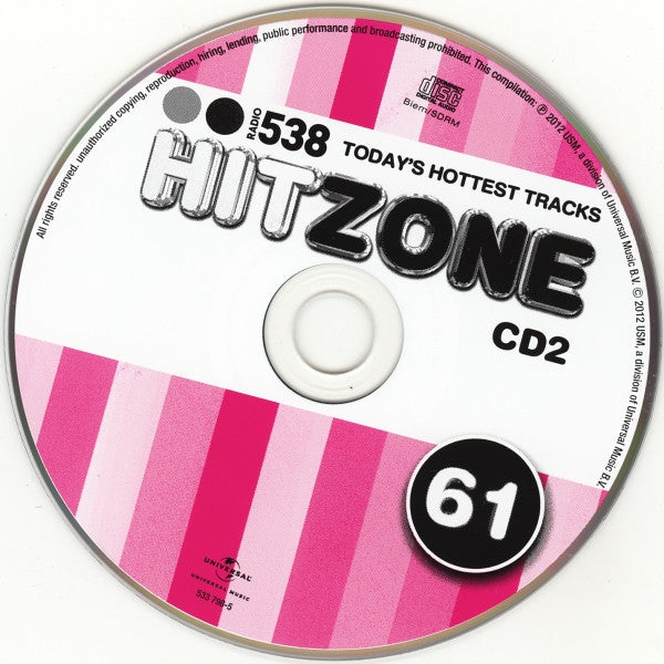 Various : Radio 538 Hitzone 61 (2xCD, Comp)