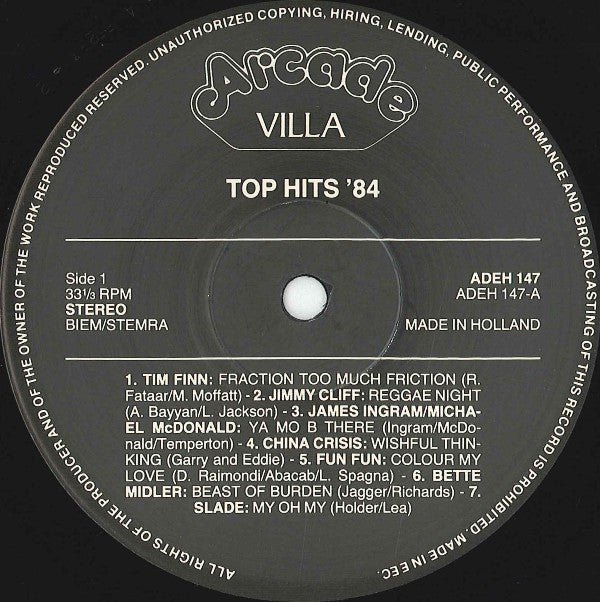 Various : Top Hits '84 (2xLP, Comp)