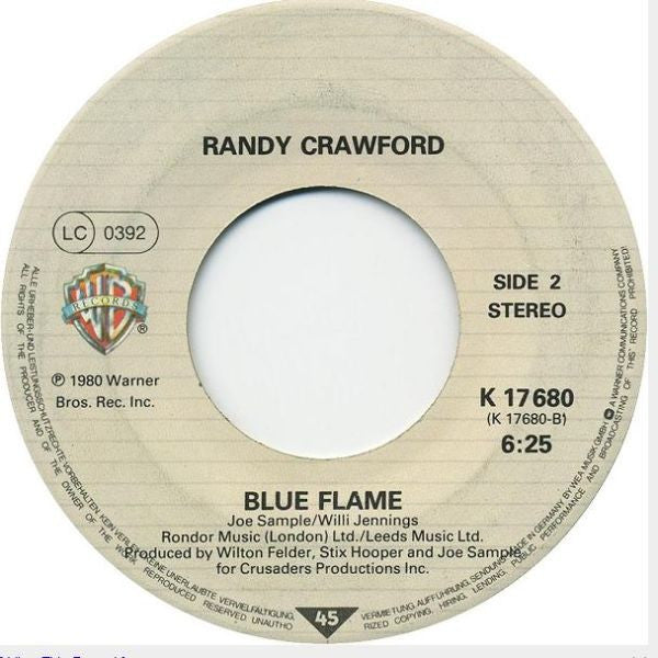 Randy Crawford : One Day I'll Fly Away (7", Single)