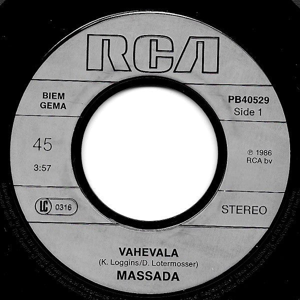 Massada (2) : Vahevala (7", Single)