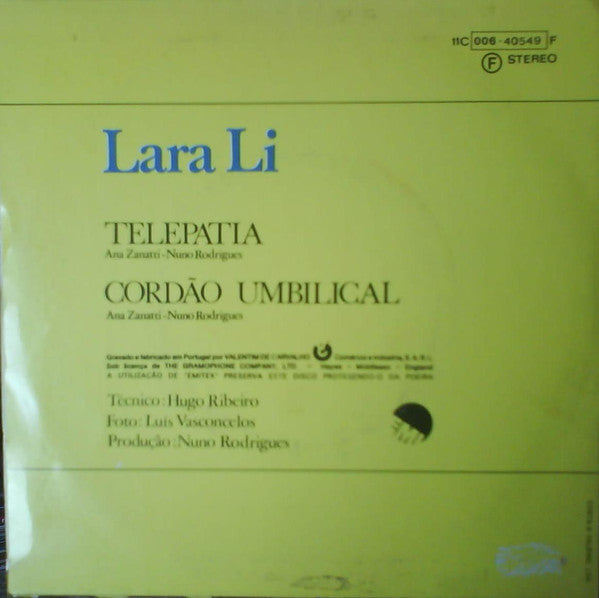 Lara Li : Telepatia (7", Single)