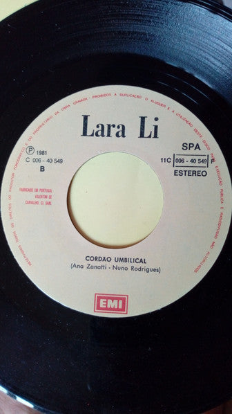 Lara Li : Telepatia (7", Single)