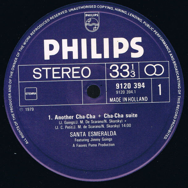 Santa Esmeralda Featuring Jimmy Goings : Another Cha-Cha (LP, Album)