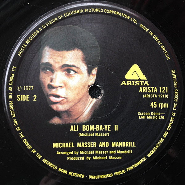 Michael Masser & Mandrill : Ali Bom-Ba-Ye (12")