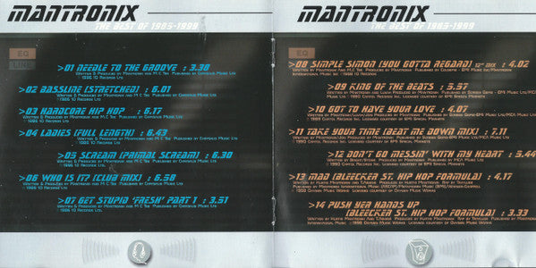 Mantronix : The Best Of 1985-1999 (CD, Comp)