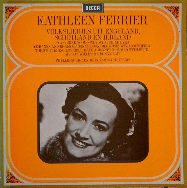 Kathleen Ferrier : Volksliedjes Uit Engeland, Schotland En Ierland (LP, Comp, Mono)