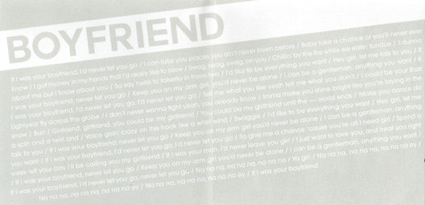 Justin Bieber : Boyfriend (CD, Single)