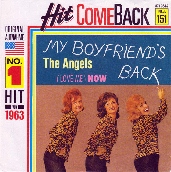 The Angels (3) : My Boyfriend's Back  (7", Single, RE)