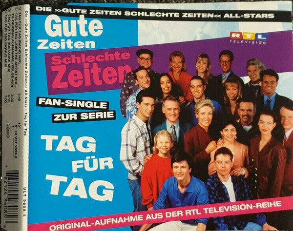 Die Gute Zeiten Schlechte Zeiten All Stars : Tag Für Tag (CD, Single)