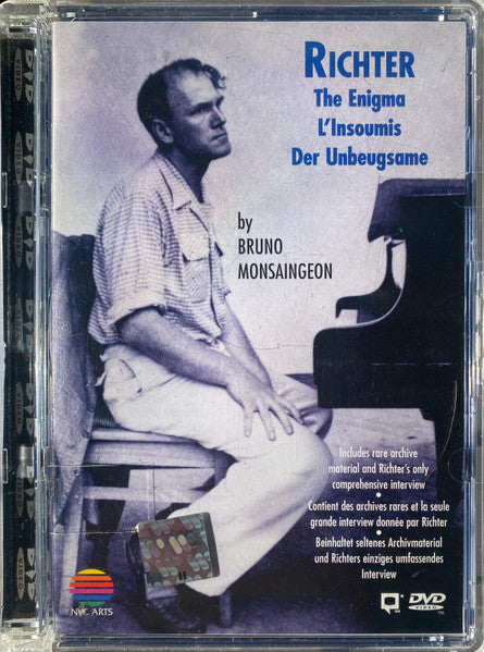 Sviatoslav Richter By Bruno Monsaingeon : The Enigma, L'insoumis, Der Unbeugsame (DVD-V, D/Sided, Copy Prot., PAL, MPE)