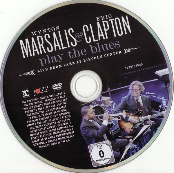 Wynton Marsalis & Eric Clapton : Wynton Marsalis & Eric Clapton Play The Blues - Live From Jazz At Lincoln Center (CD, Album + DVD-V + Dlx)