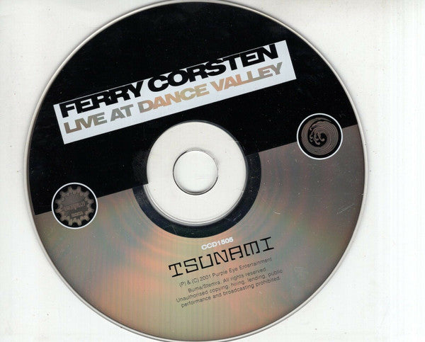 Ferry Corsten : Live At Dance Valley 2001 (CD, Mixed)