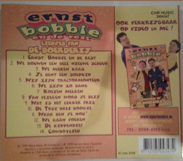 Ernst & Bobbie : Liedjes Van De Boerderij (CD, Album)