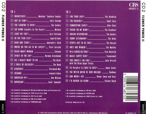 Various : Flower Power 2 (2xCD, Comp)
