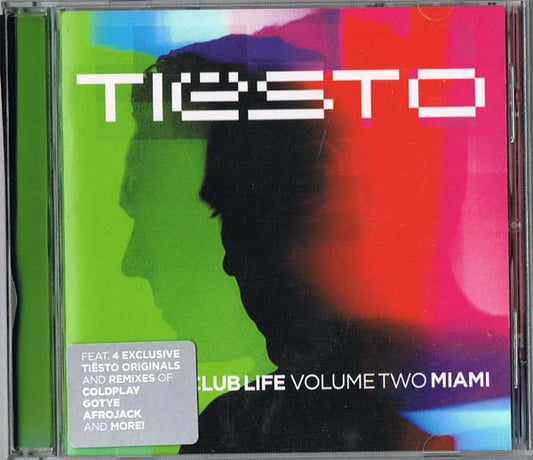 DJ Tiësto : Club Life Volume Two Miami (CD, Comp, Mixed)
