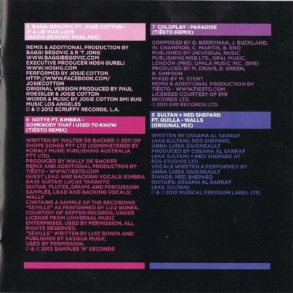 DJ Tiësto : Club Life Volume Two Miami (CD, Comp, Mixed)