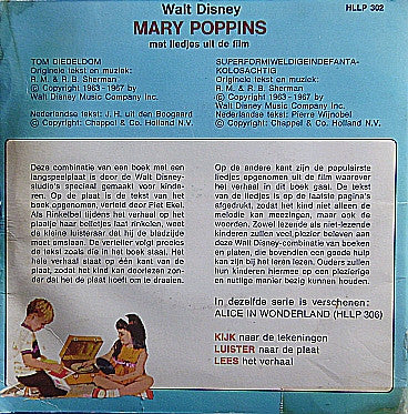 Cocktail Trio, Tonny More : Het Verhaal Van Mary Poppins (7")