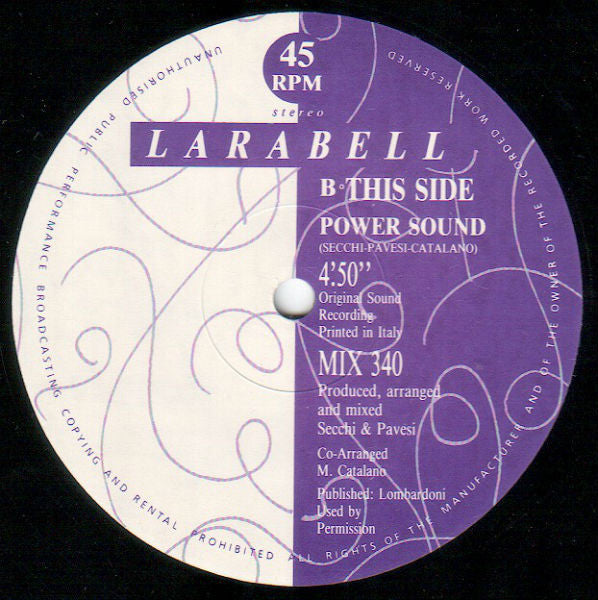 Larabell : You've Got The Power (12", Maxi)