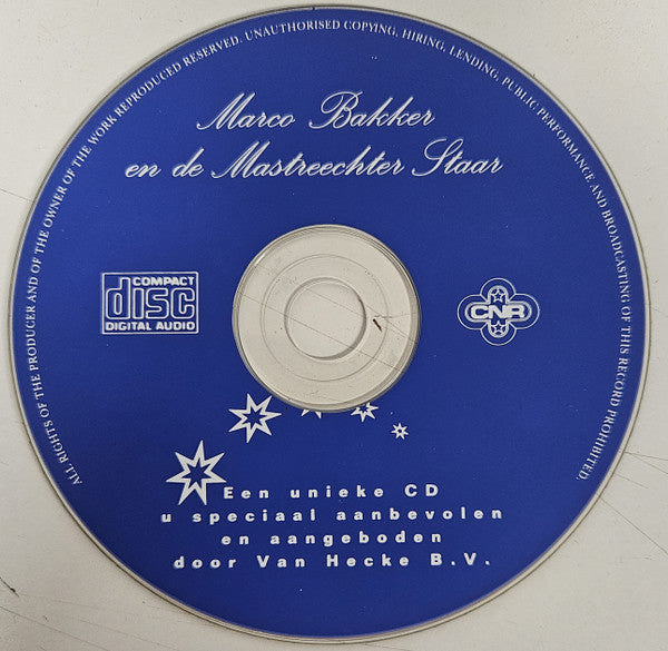 Marco Bakker En De De Mastreechter Staar : Marco Bakker En De Mastreechter Staar (CD, Comp)