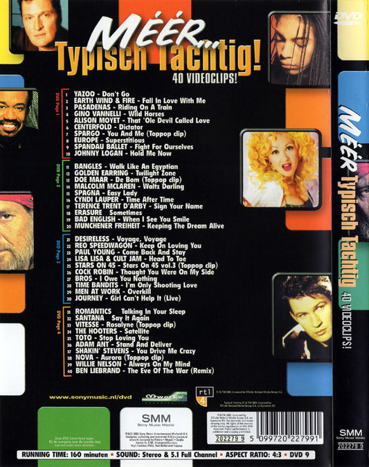 Various : Méér... Typisch Tachtig! (DVD-V, Comp, PAL)