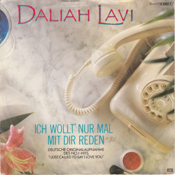 Daliah Lavi : Ich Wollt' Nur Mal Mit Dir Reden (7", Single)