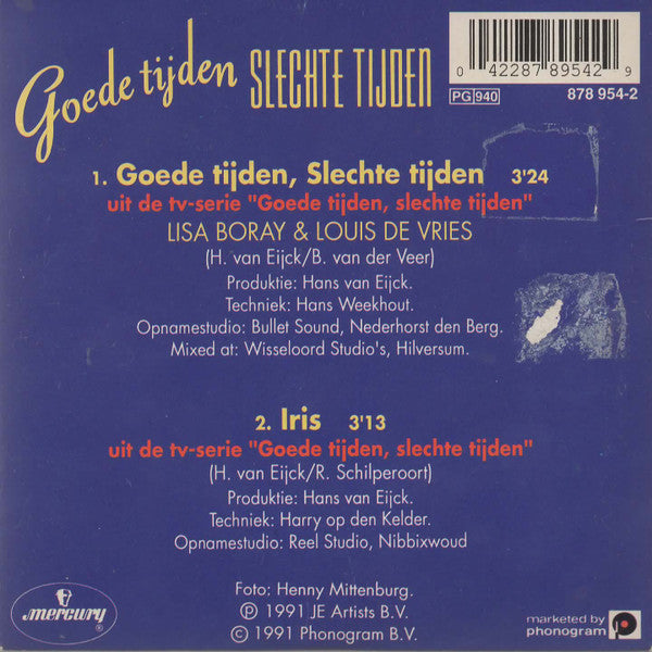 Lisa Boray & Louis De Vries (2) : Goede Tijden Slechte Tijden (CD, Single, Car)
