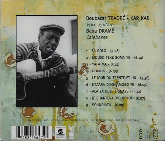 Boubacar Traoré : Sa Golo (CD, Album)