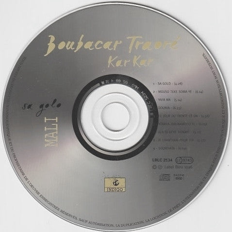 Boubacar Traoré : Sa Golo (CD, Album)