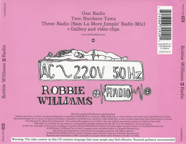 Robbie Williams : Radio (CD, Single, Enh)