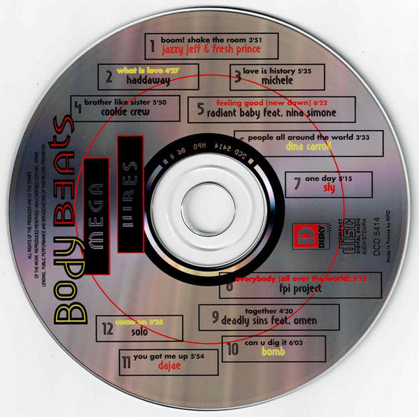 Various : Body Beats - Mega Vibes (CD, Comp)