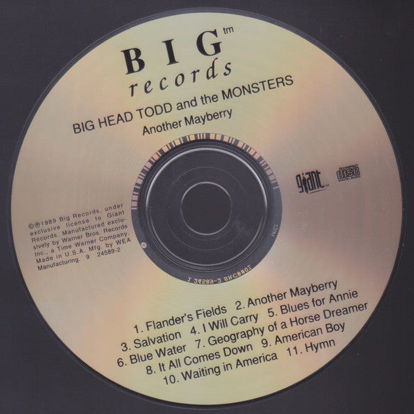 Big Head Todd And The Monsters : Another Mayberry (CD, Album, RE)