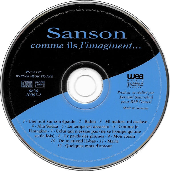 Sanson* : Comme Ils L'imaginent... (CD, Album, Dig)