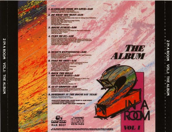 2 In A Room : The Album Vol. 1 (CD, Album)