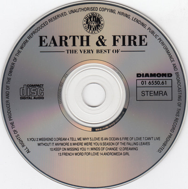 Earth And Fire : The Very Best Of (CD, Comp)