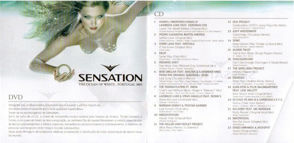 Various : Sensation - The Ocean Of White - Portugal 2009 (CD, Comp, Mixed + DVD, Comp)
