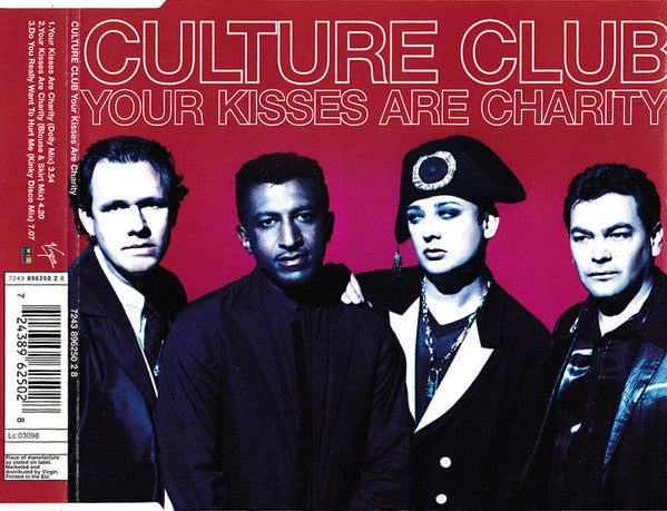 Culture Club : Your Kisses Are Charity (CD, Maxi)